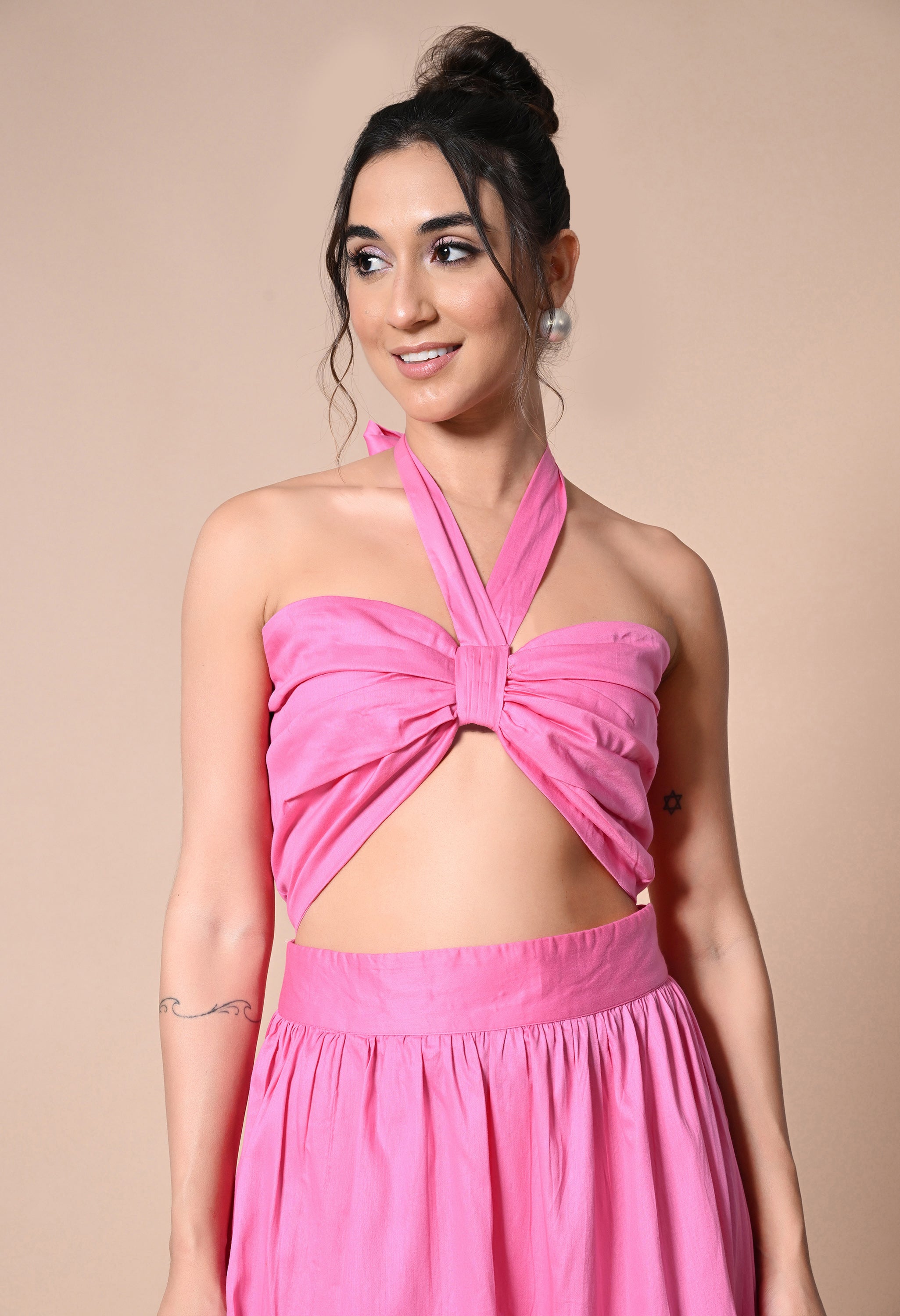 Pankh Semex Flaired Cotton Maxi Dress