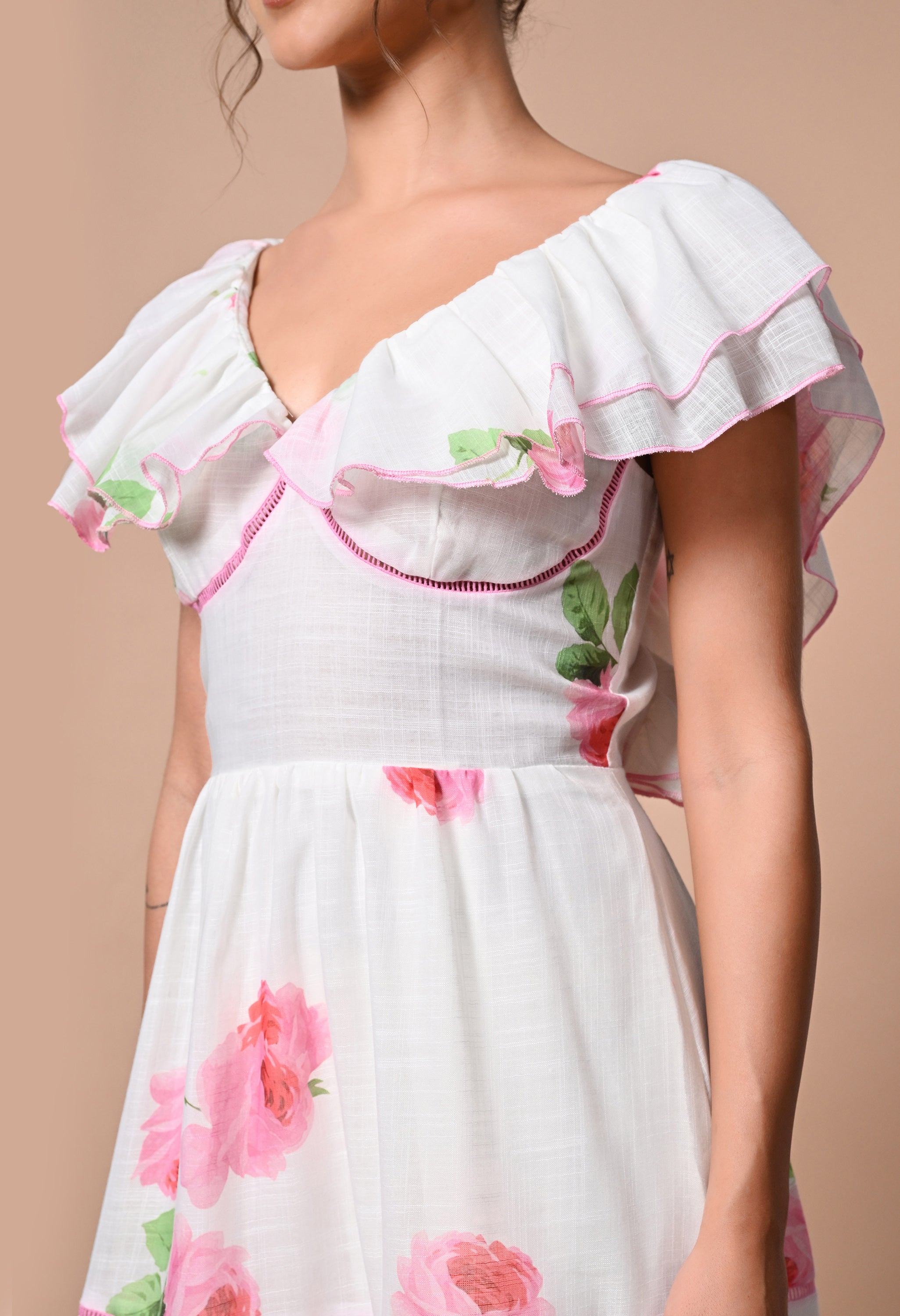 Pankh Annie Floral Printed Summer Maxi Dress