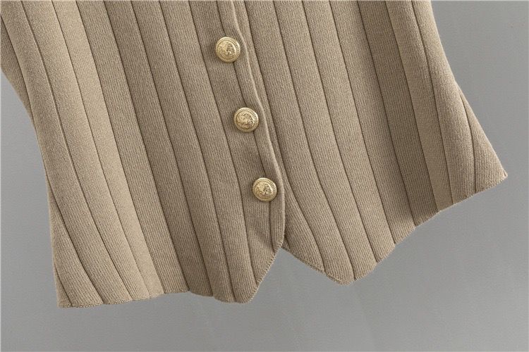 Pankh Delish Knit 3 Piece Waist Coat Blazer Pant Coord Set