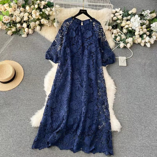Pankh Liliana Crochet Maxi Dress