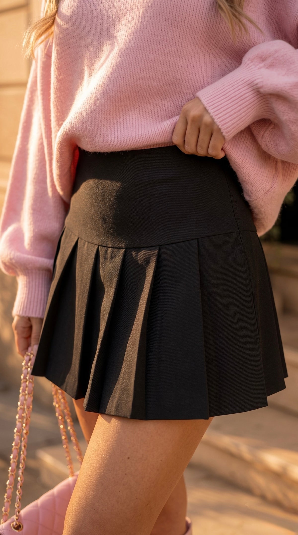 Hammie Pleated Mini Skort