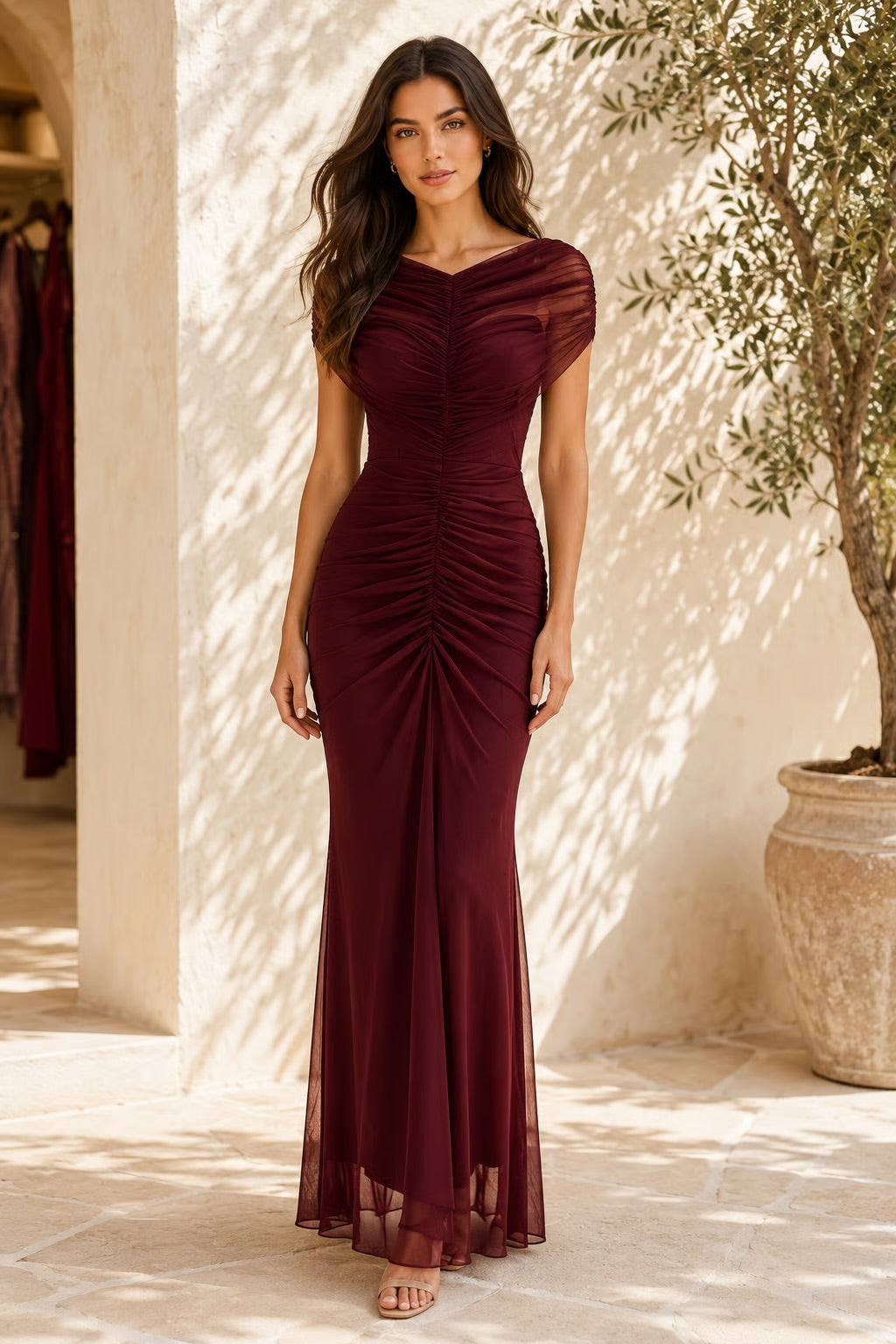 Yaraa Elegant Party Wear Maxi Dress