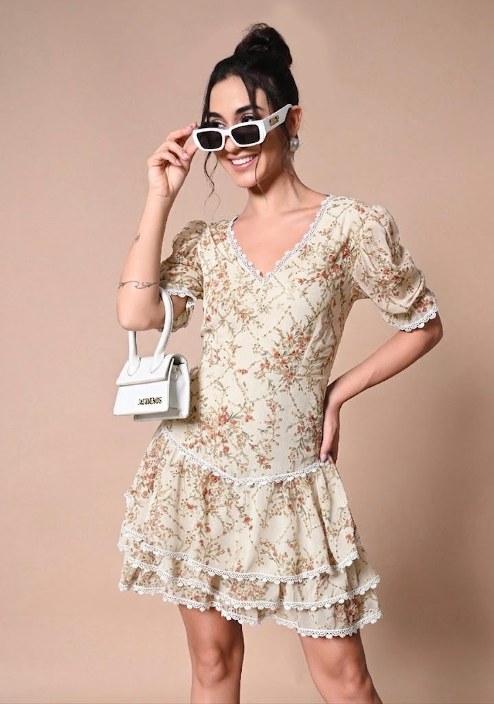 Pankh Alaina Backless Short Dress
