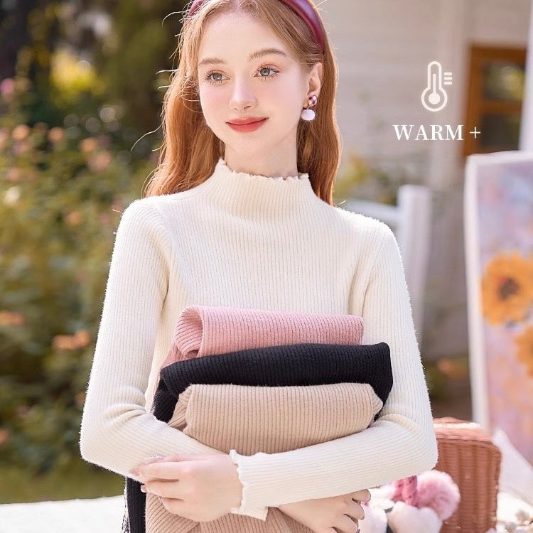 Pankh Borzo Heavy Fleeced Wool Basic Winter Top