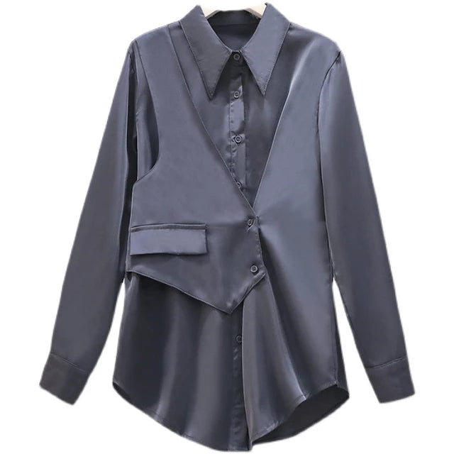 Pankh Haley Designer Formal Satin Shirt
