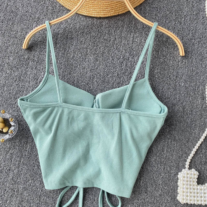 Pankh Sibyl Runched Crop Top