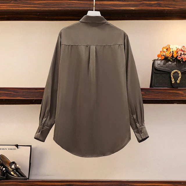 Pankh Haley Designer Formal Satin Shirt