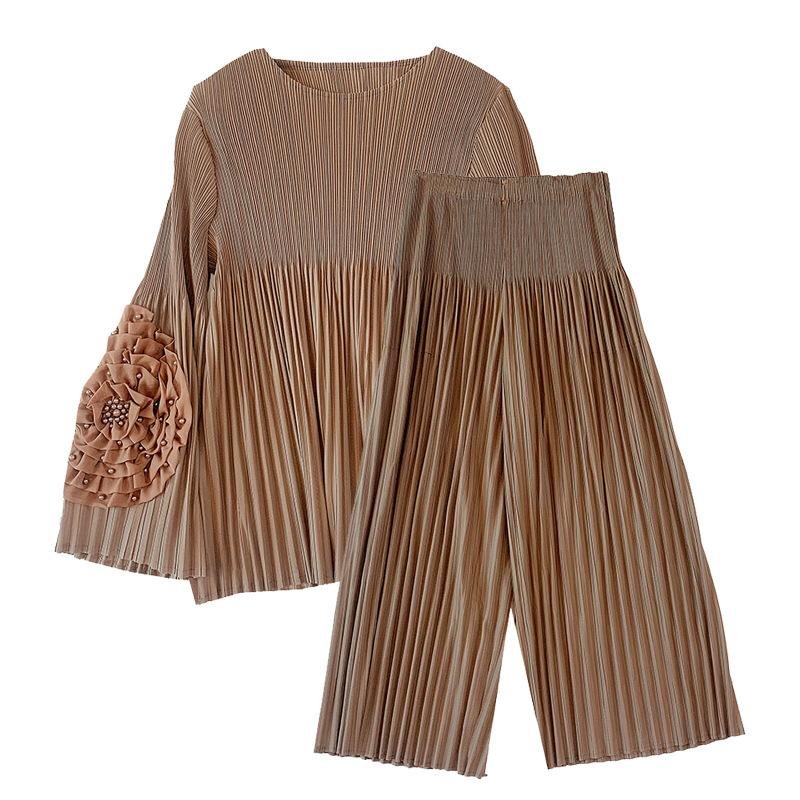 Pankh Aiden Pleated Pearl Embroidered Sleeves Coord