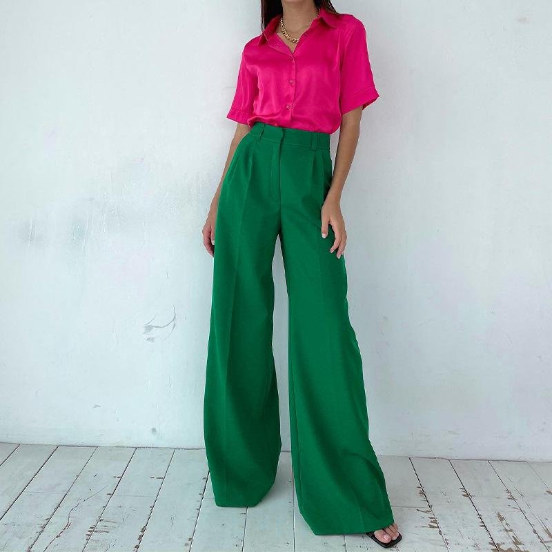 Pankh Lemsy High Waist Pants Trousers