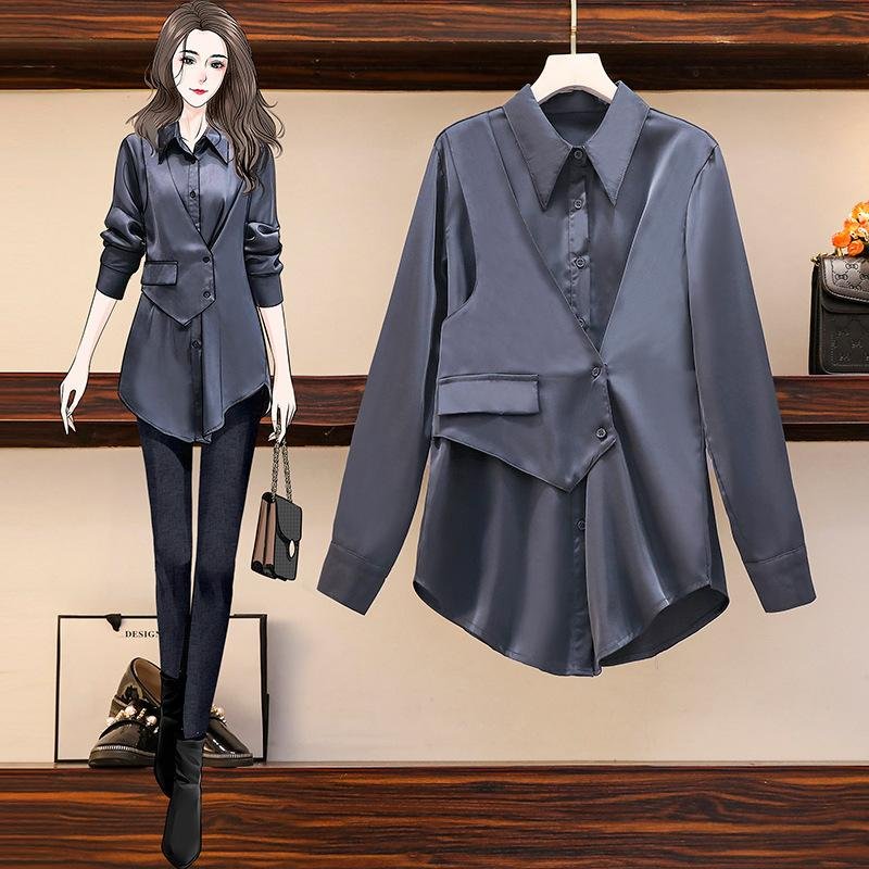 Pankh Haley Designer Formal Satin Shirt