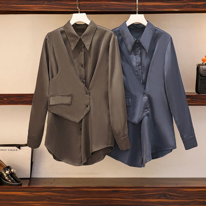 Pankh Haley Designer Formal Satin Shirt