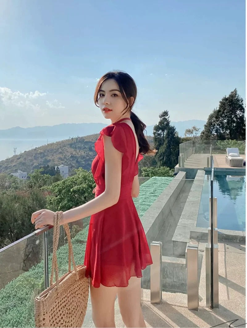 Pankh Riley Dress Style One Peice Swimsuit