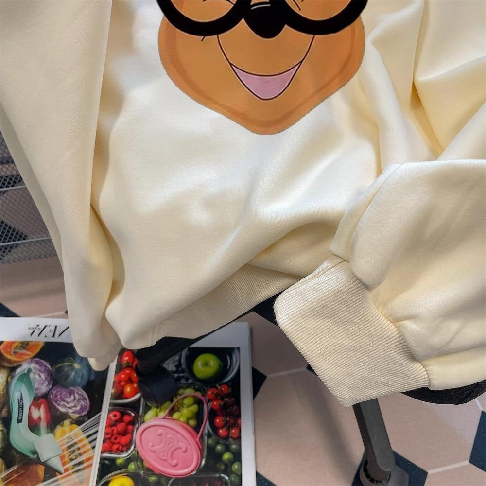 Pankh Winnie The Pooh Sweatshirt With Inner Fleece Wool