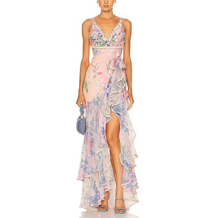 Pankh Rachel High Fashion padded Monokini and Sarong Skirt Set