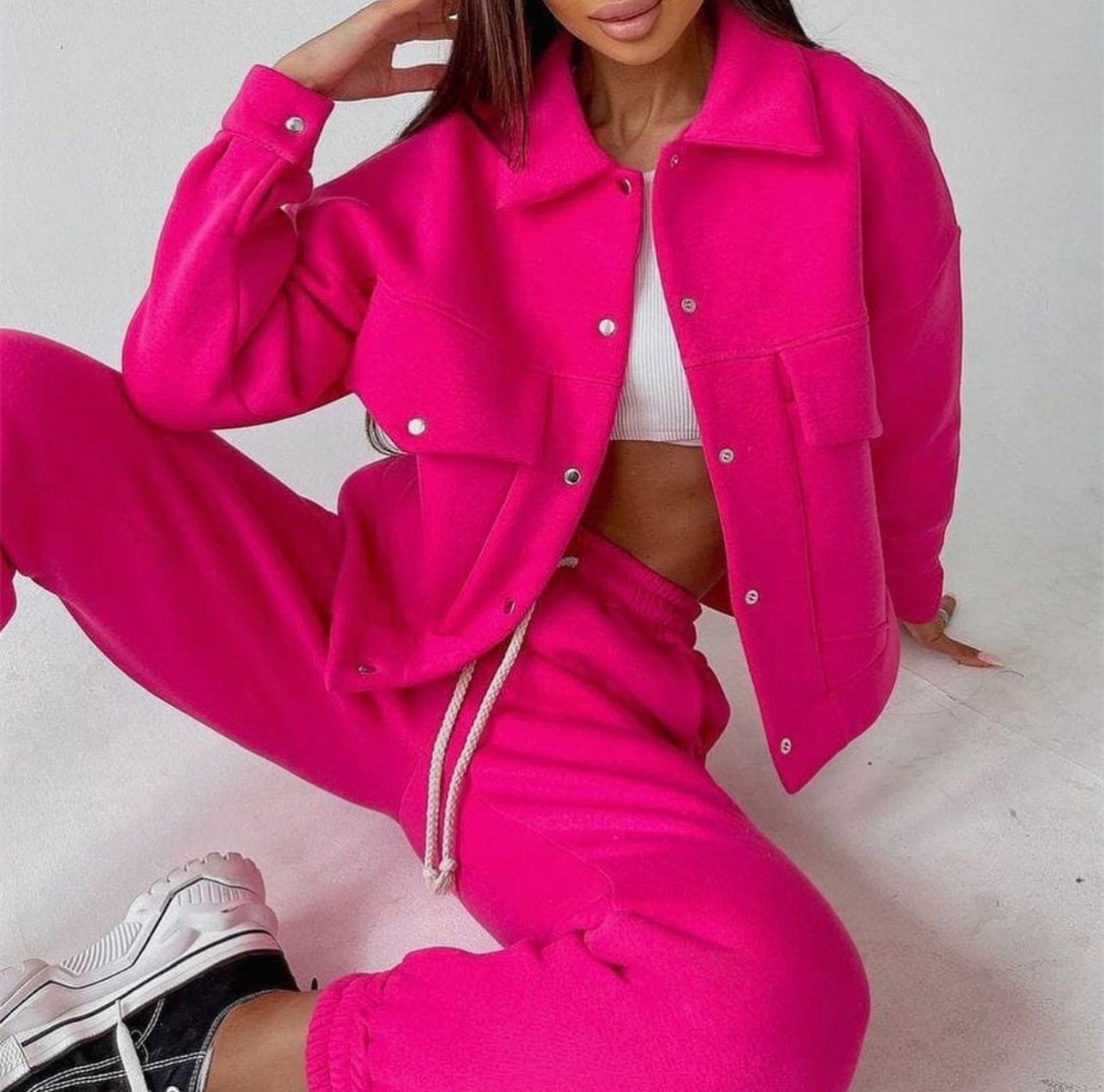 Pankh Emston Fleece Jacket & Jogger Set