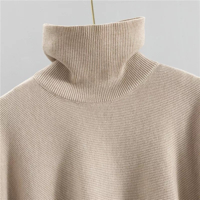 Pankh Mufti Cashmere Poncho Knit Top And Pant Set