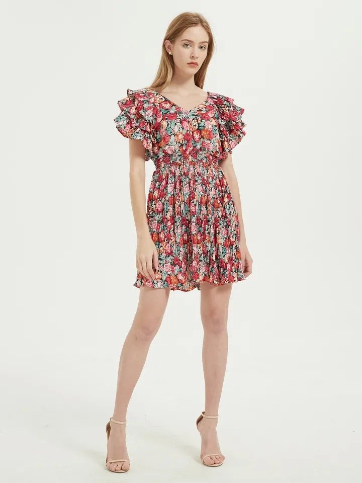 Pankh Rochie Floral Dress