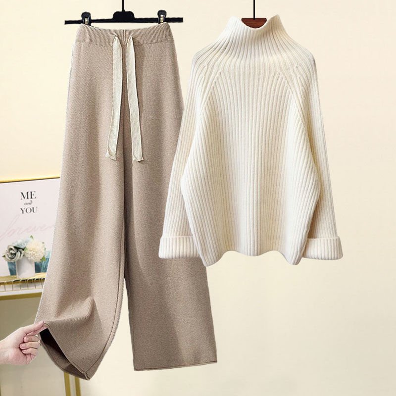 Pankh Marcel Oversized Sweater Top And Pant Coord Set