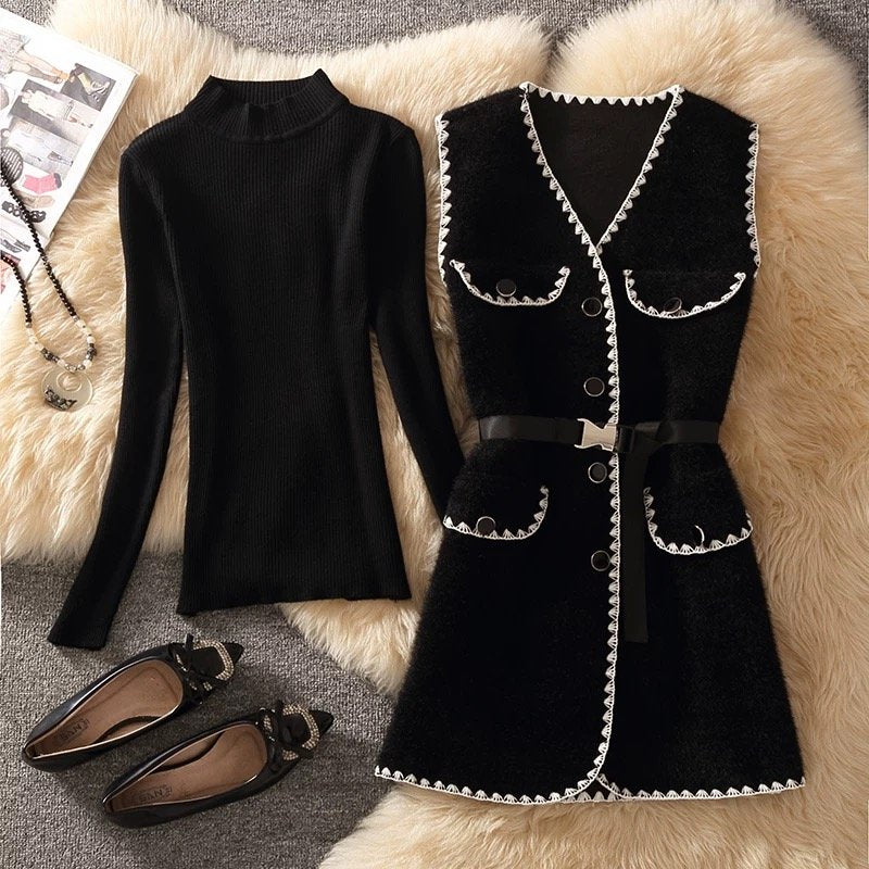 Pankh Joe Long Jacket Dress & Top Set
