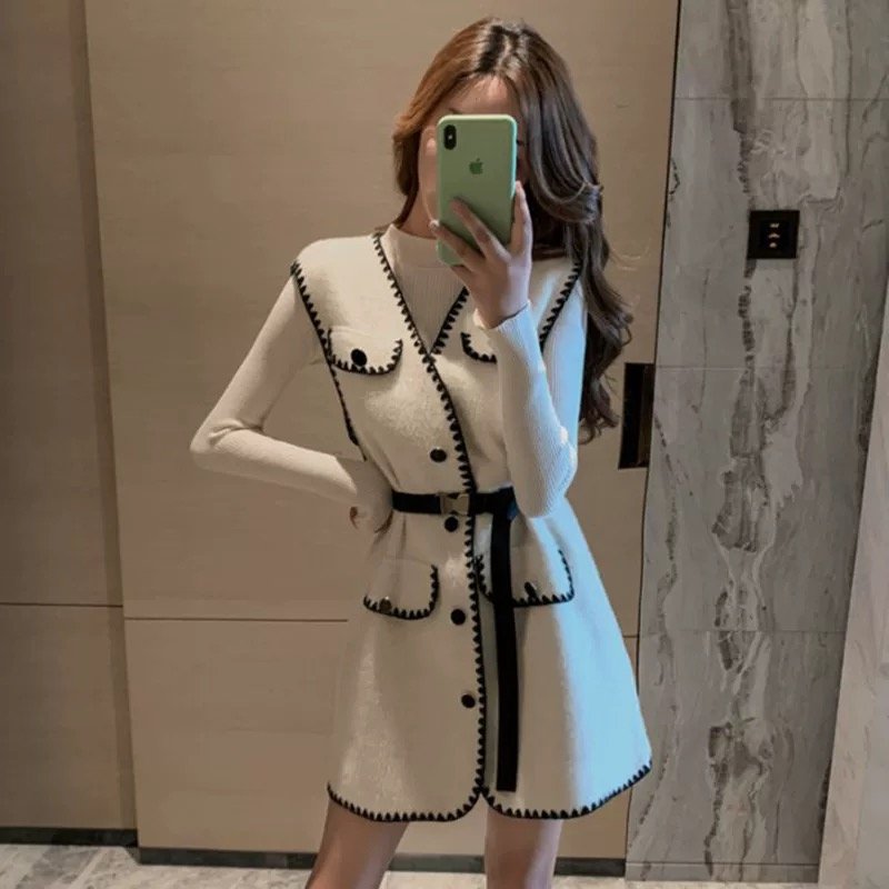 Pankh Joe Long Jacket Dress & Top Set