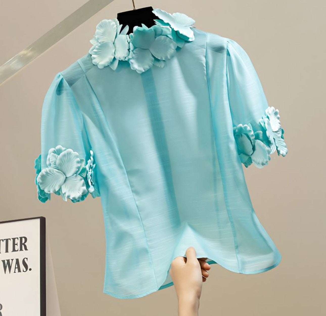 Pankh Adlee 3D Flower Detailing Summer Top