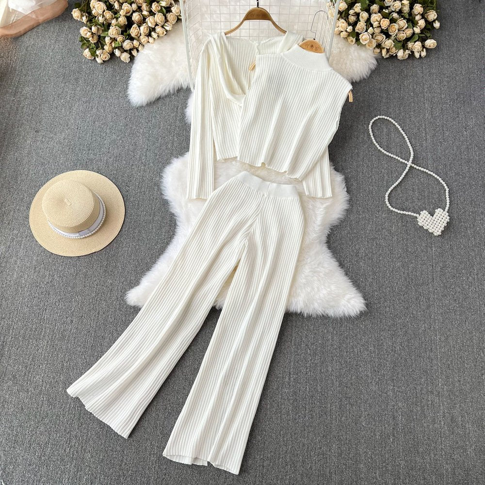 Pankh Clansay 2 Pieces Hooded Cotton Knit Coo-ord Set (inner not included)