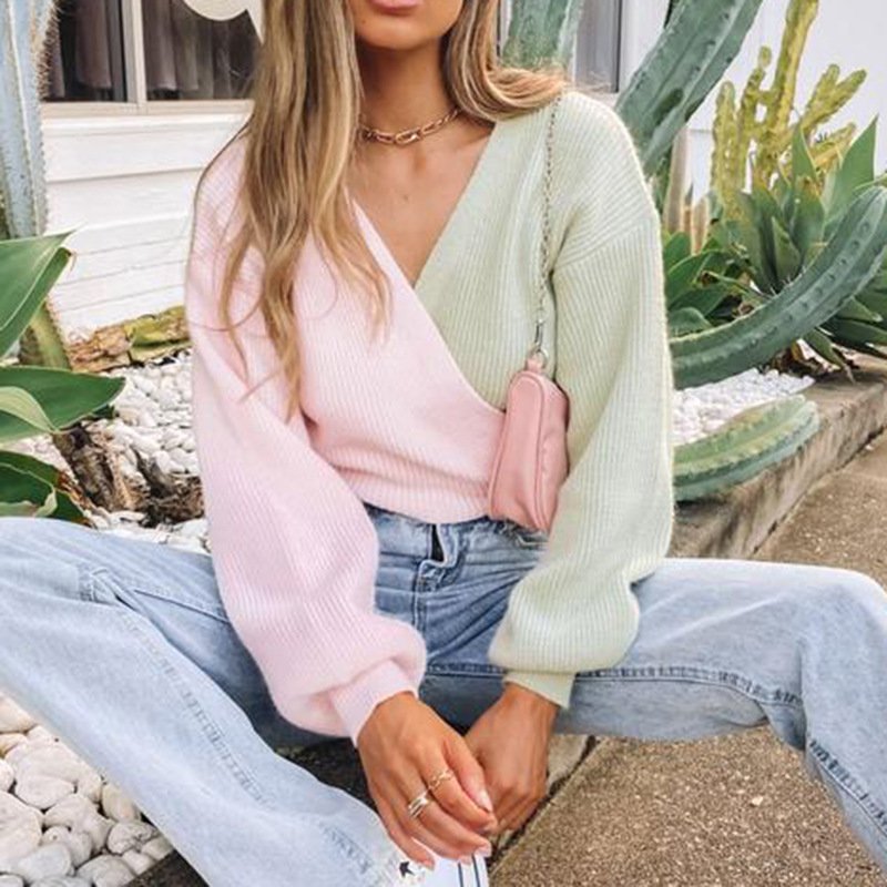 Pankh Piers woollen Dual Shade Sweater Top