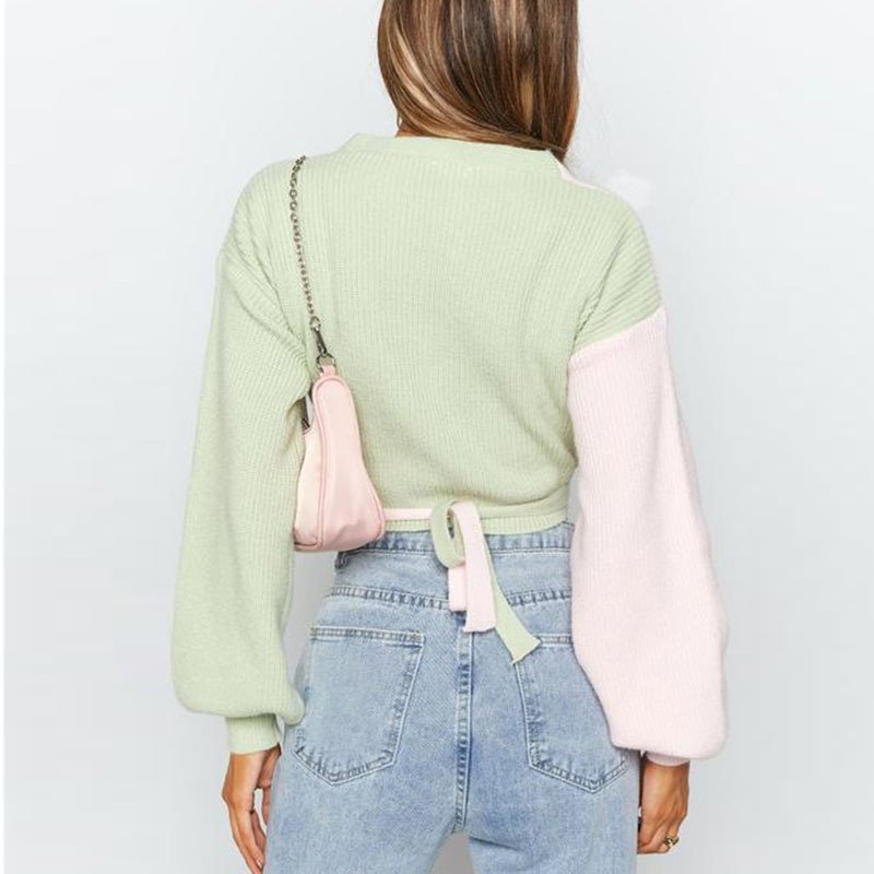 Pankh Piers woollen Dual Shade Sweater Top