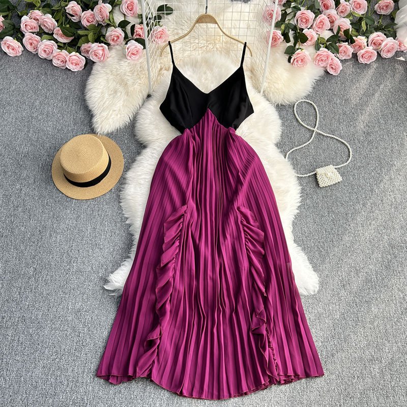 Pankh Dale Pleated And Ruffle Maxi Dress