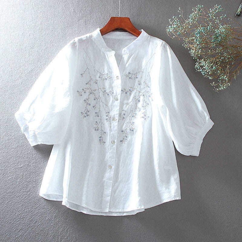 Pankh Sybil Stand Collar summer Shirt
