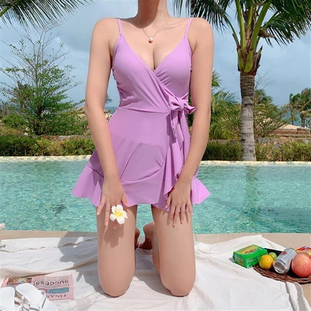 Pankh Danita Modest Dress Style Swimsuit