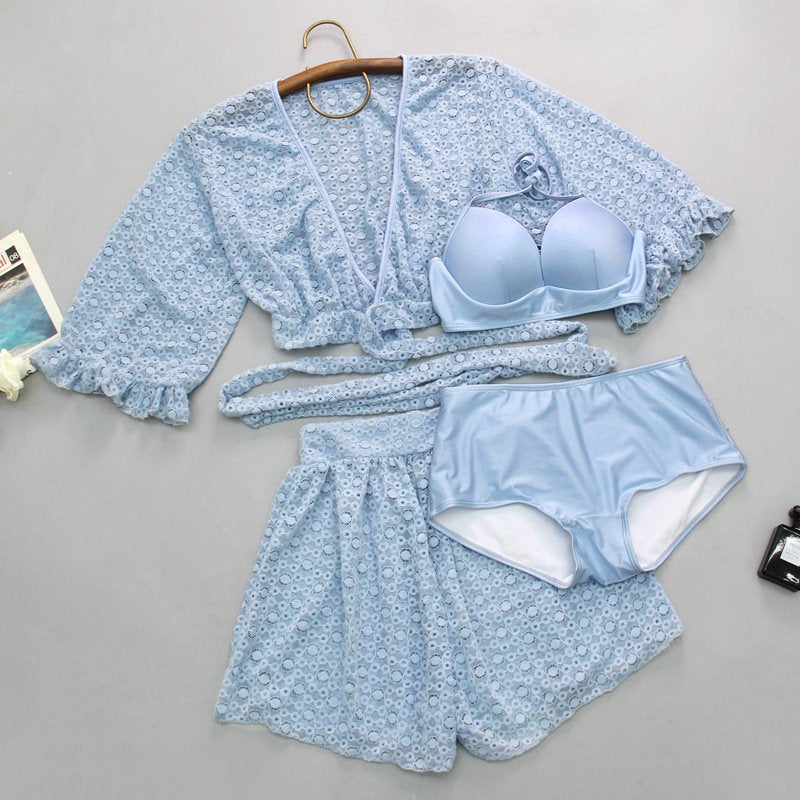 Pankh Lauria Swimsuit With Cover Up Set