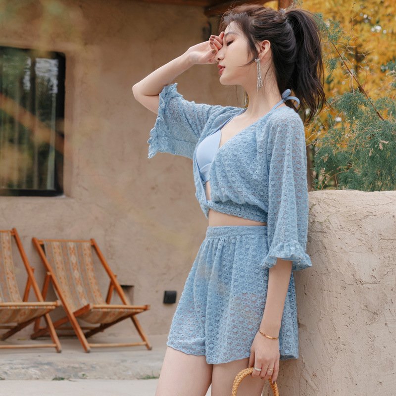 Pankh Lauria Swimsuit With Cover Up Set