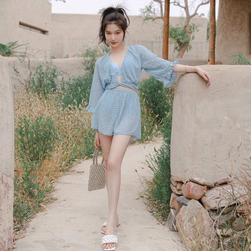 Pankh Lauria Swimsuit With Cover Up Set