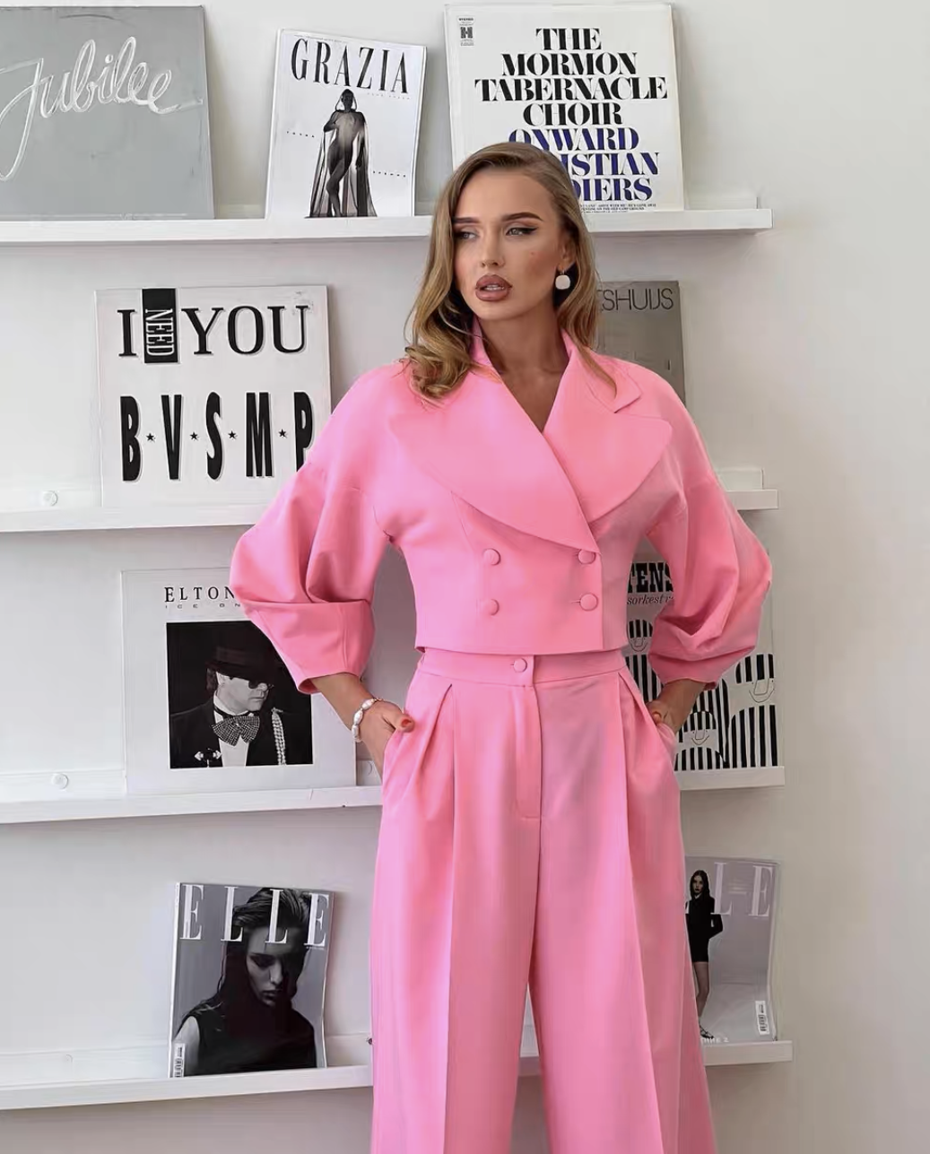 Pankh Aylee Winter Blazer And Pant Coord Set