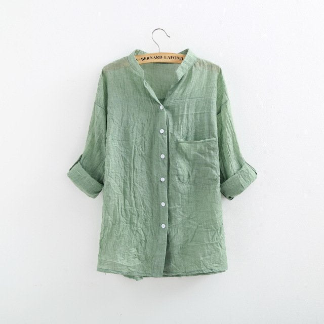 Pankh Mouni Linen Cotton Shirt