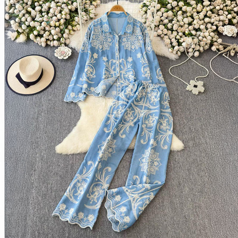Pankh Edlin Cotton Embroidered Coord Set