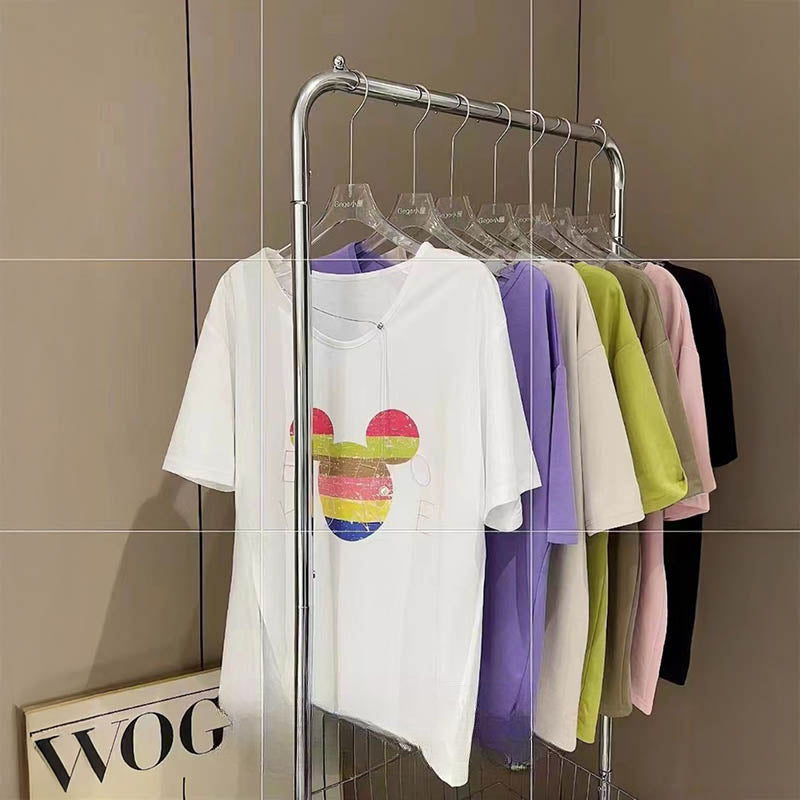 Hampton Mickey Oversized Tee With Detachable Chain