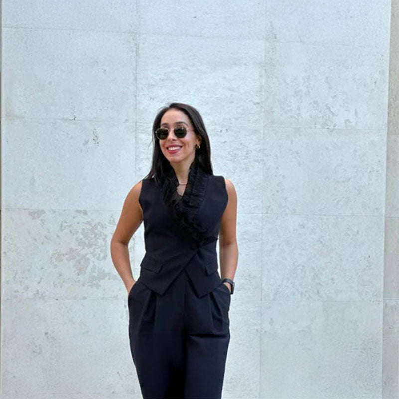 Pankh Kain Ruffle Waist Coat