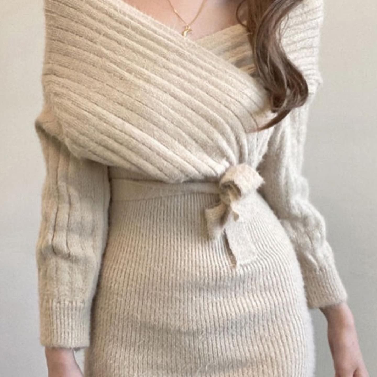 Ruzor Woolen knit Dress