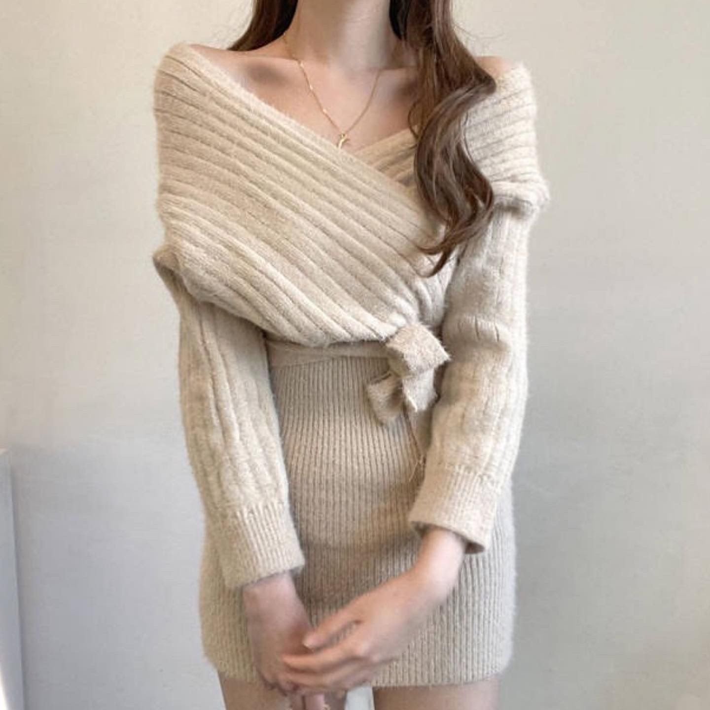 Ruzor Woolen knit Dress