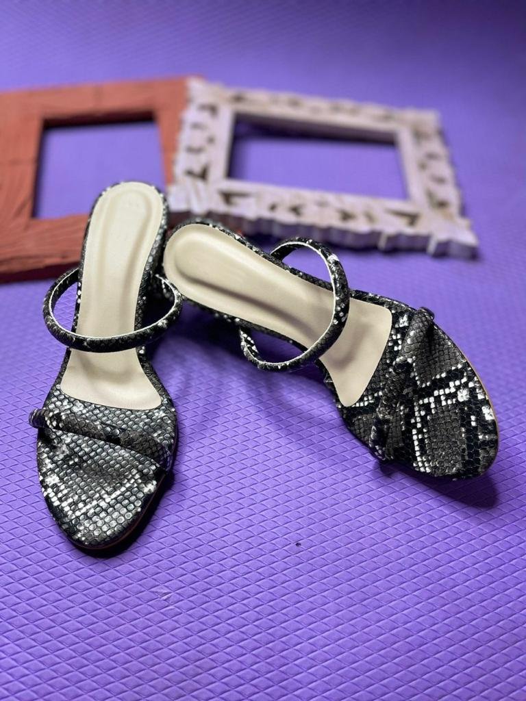 Python Snake Print Block Slip on