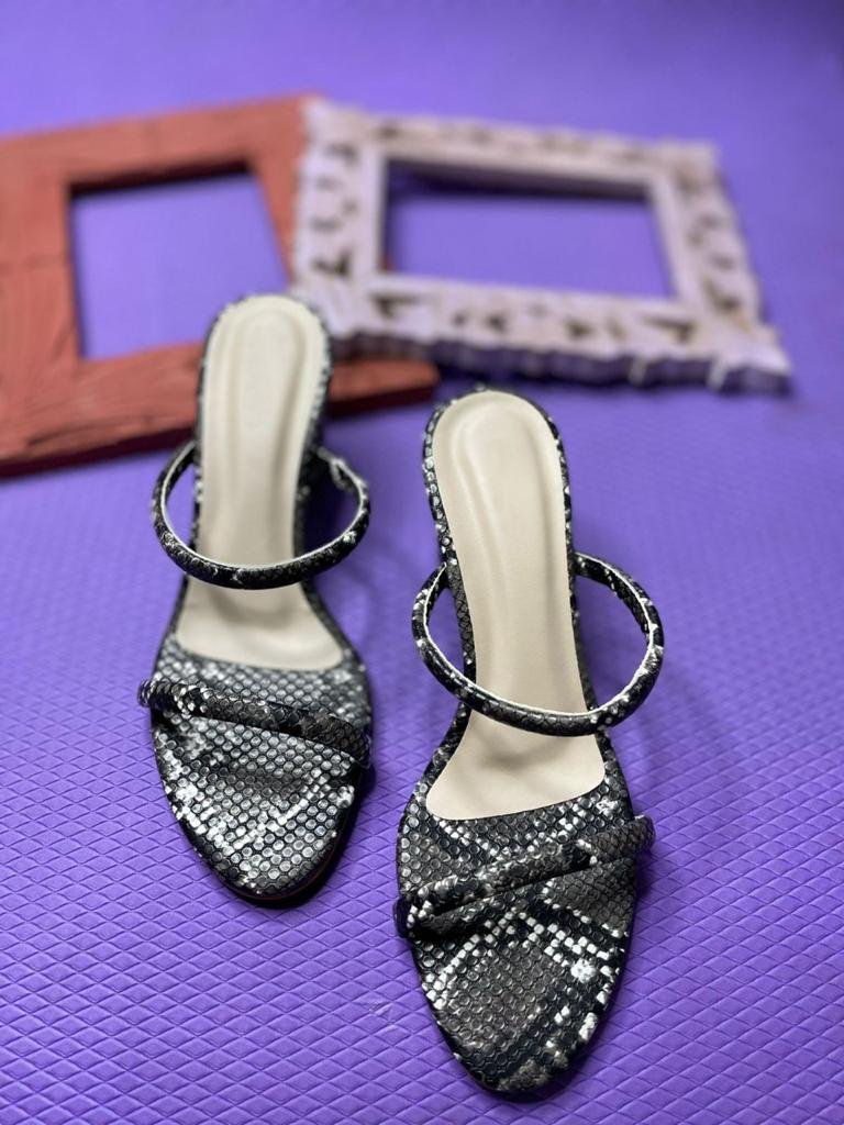 Python Snake Print Block Slip on