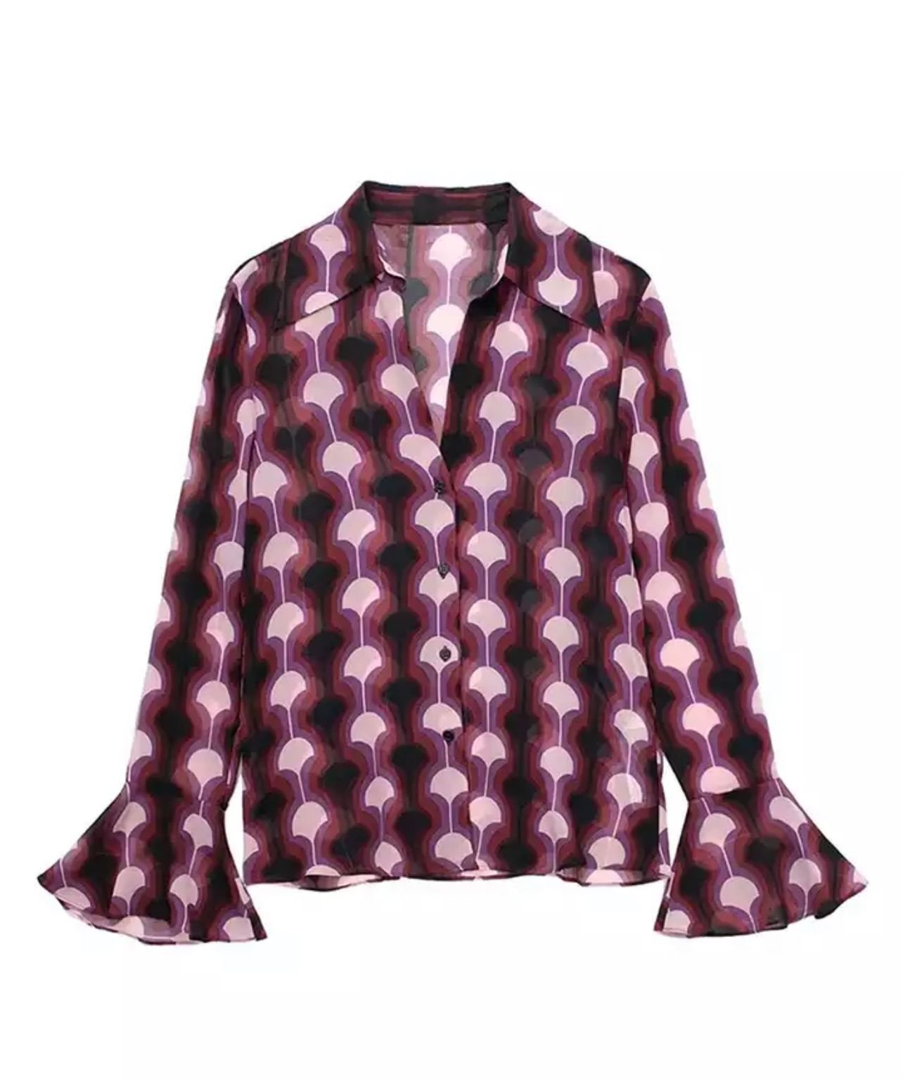 Rosette shirt and pant set
