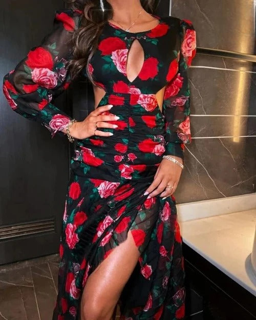 Rosie Georgette Printed Dress