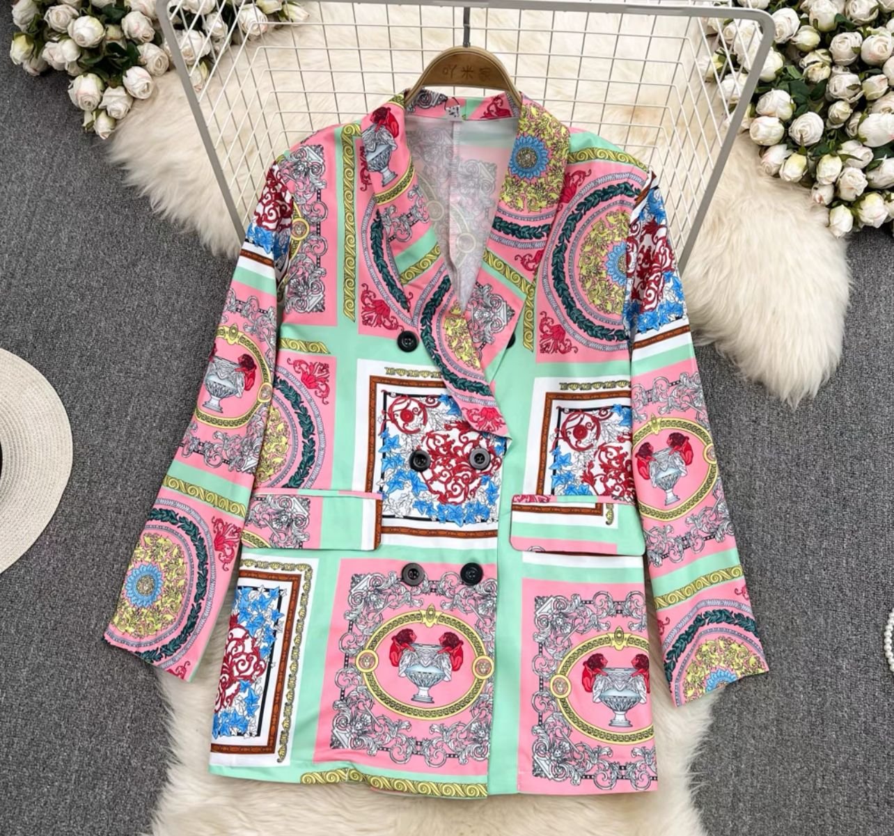 Pankh Samuel Printed Blazer And Pant Set