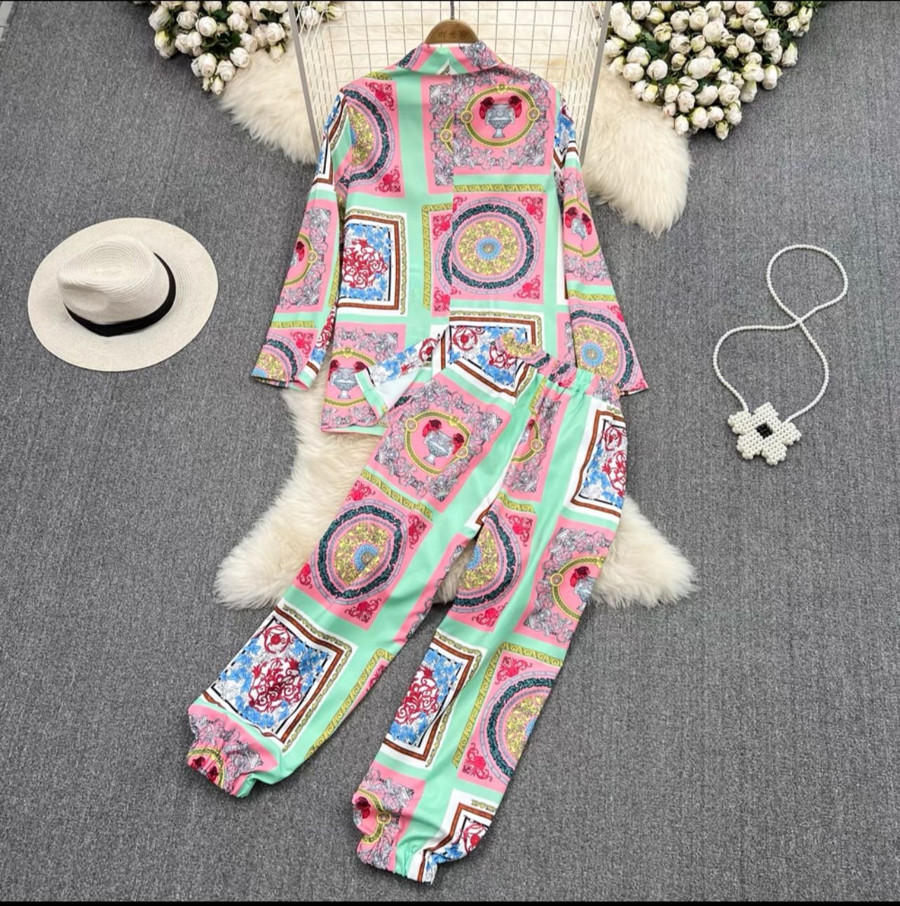 Pankh Samuel Printed Blazer And Pant Set