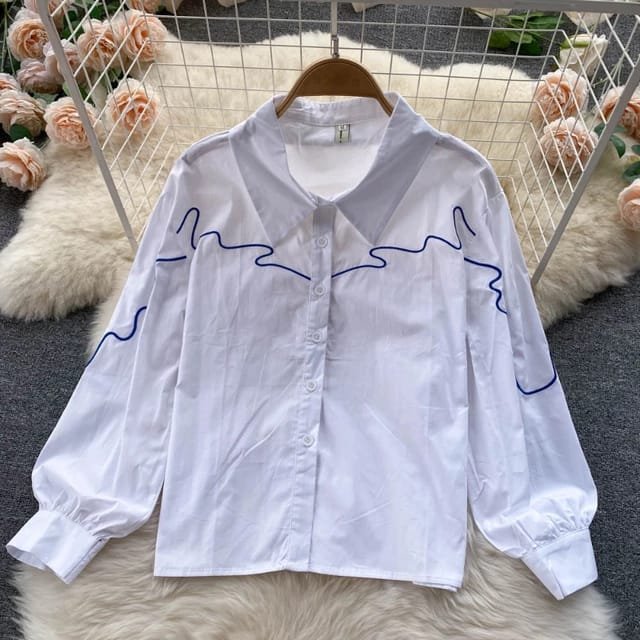 Pankh Luzie Floral Shirt and Skirt Set