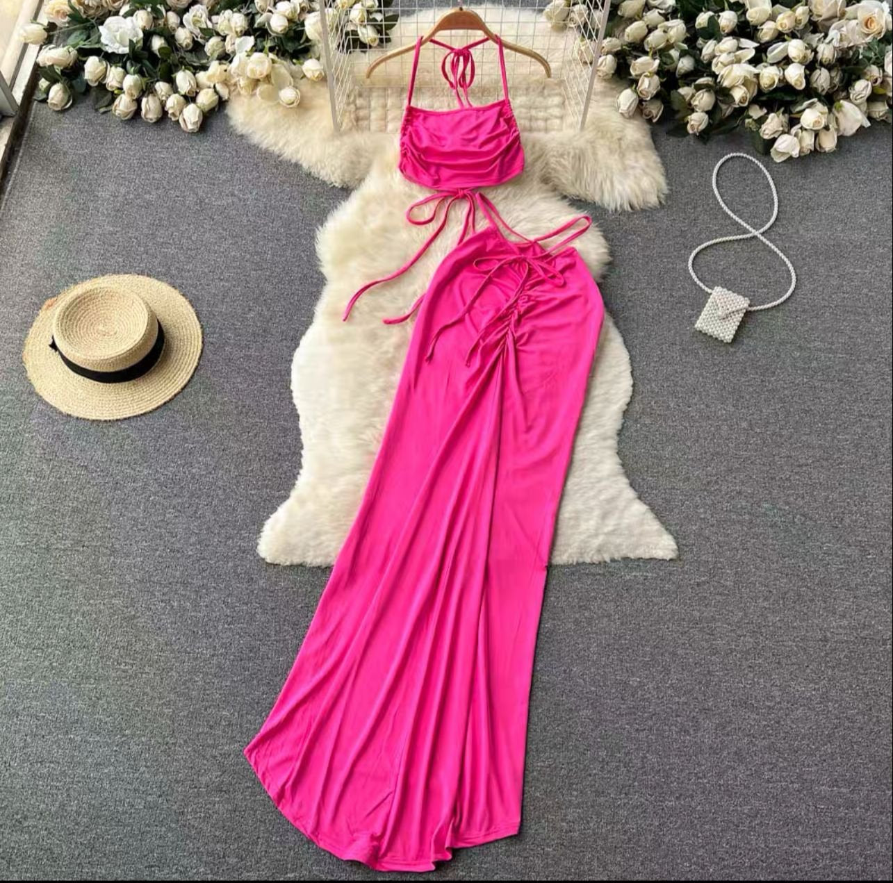 Pankh Shone Top And Skirt Set