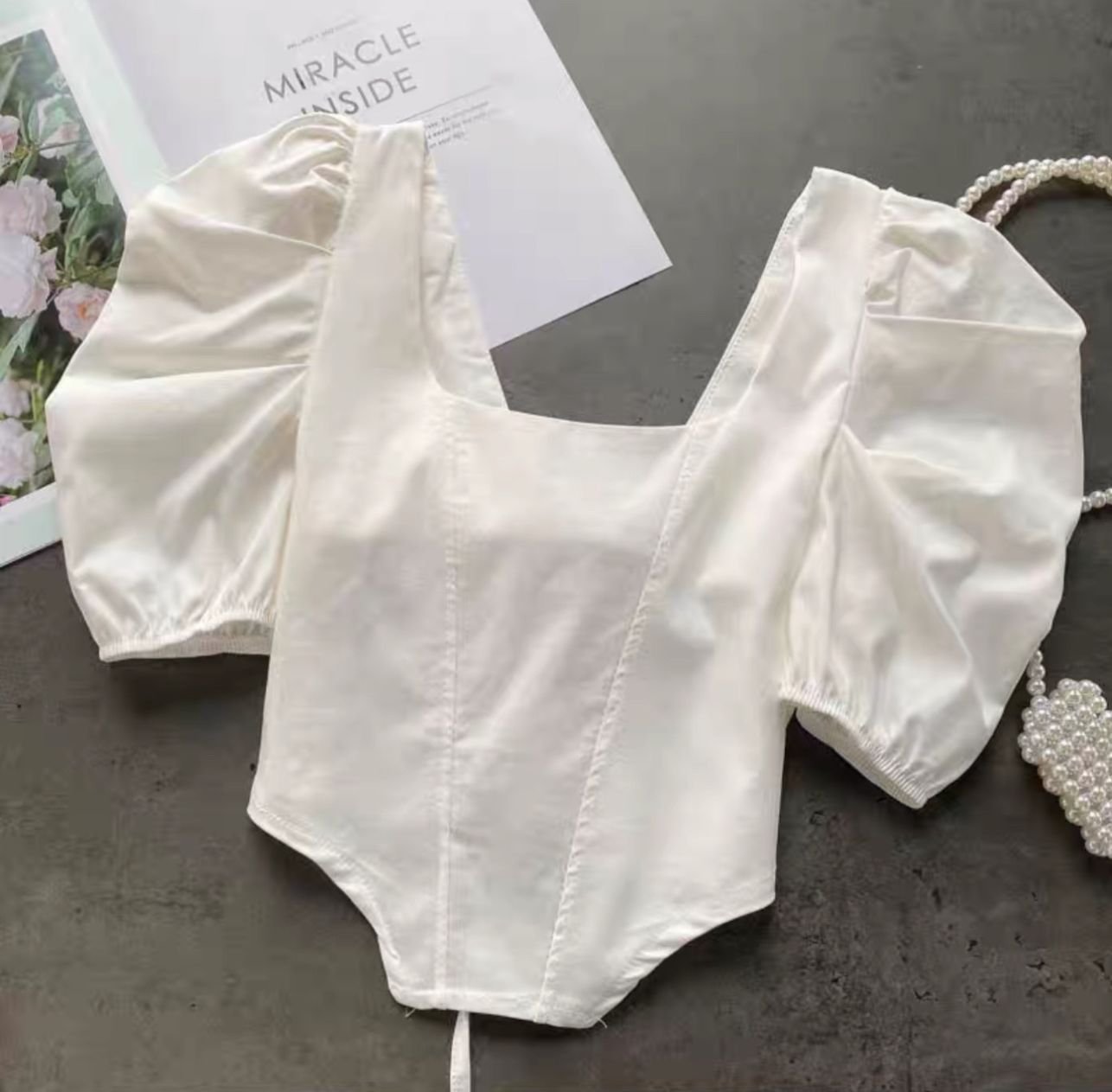 Pankh Elice Summer Corset Fit Cropped Top